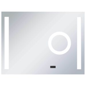 vidaXL LED-spejl til badeværelset med berøringssensor 80x60 cm