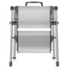 Hailo trappestige med 2 trin Mini Comfort 45 cm aluminium 4310-100