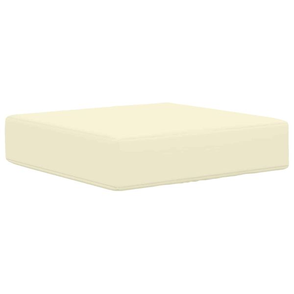 vidaXL Udend&oslash;rs S&aelig;depude Creme 40 x 40 x 8 cm 100% polyester