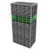 vidaXL gabion-sten 60-120 mm 25 kg grønt glas