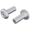 vidaXL Hovedl&aring;s Skrue 2 pcs S&oslash;lv M6 x 15 mm St&aring;l