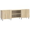 vidaXL TV-skab Sonoma-eg 150 x 31 x 52 cm Konstrueret tr&aelig;