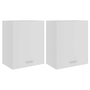 vidaXL h&aelig;ngeskabe 2 stk. "Lyon" hvide 50x31x60 cm konstrueret tr&aelig;