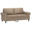 vidaXL 2-personers sofa 140 cm kunstl&aelig;der cappuccino