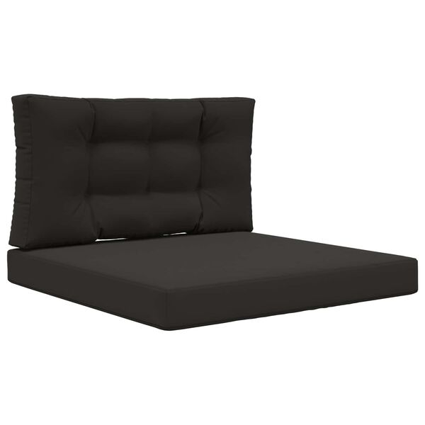vidaXL Udend&oslash;rs Sofa Pude 2 pcs Sort Polyester