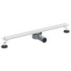 vidaXL 360&deg; Bruserafl&oslash;b med slank model S&oslash;lv 70 cm Rustfrit St&aring;l 304