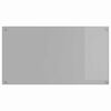 vidaXL Køkken bagvæg Lysegrå 110 x 60 x 0,6 cm hærdet glas