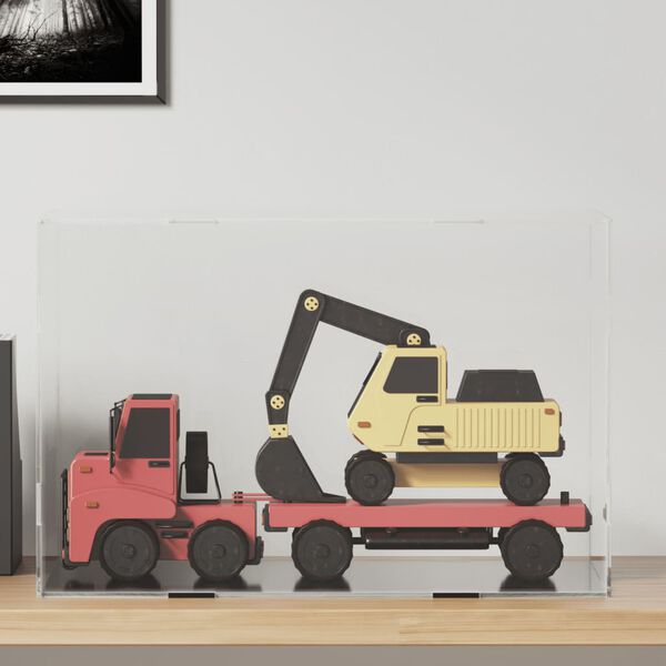 vidaXL displaykasse transparent 56x36x37 cm akryl