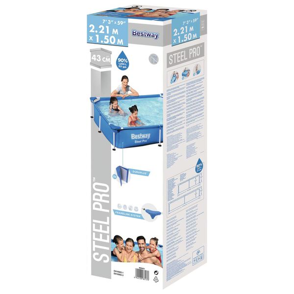 Bestway pool Steel Pro 221x150x43 cm