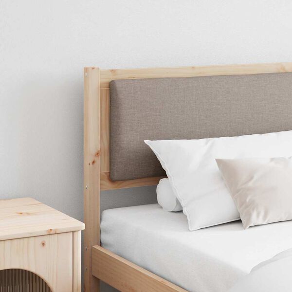 vidaXL Hovedgærde Andet Brun 200 cm Massivt fyrretræ