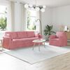 vidaXL Sofa 2 pcs Lyser&oslash;d 228 x 78 x 80 cm Fl&oslash;jl