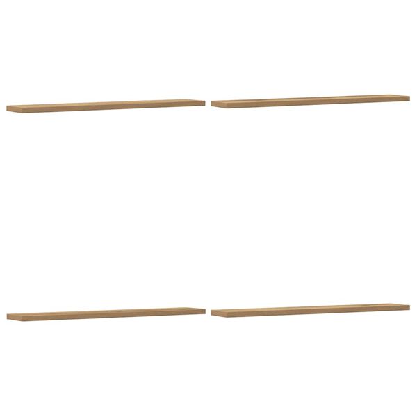 vidaXL v&aelig;ghylder 4 stk. 60x20x1,5 cm konstrueret tr&aelig; kunsteg