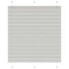 vidaXL Pliss&eacute;gardin Lysegr&aring; 115x150 cm Stofbredde 114,4 cm Polyester