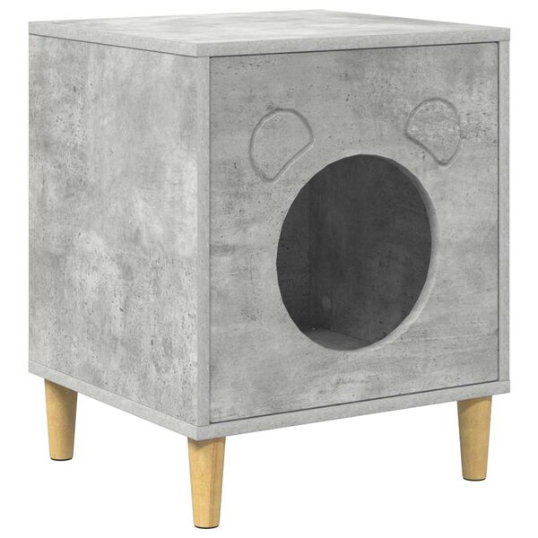 vidaXL Kat Hus Beton 42,5 x 40 x 53 cm Konstrueret tr&aelig;