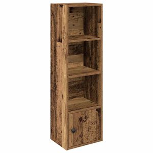 vidaXL bogreol 31x24x102 cm konstrueret tr&aelig; antikt tr&aelig;