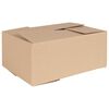 vidaXL Foldbar Kasse 50 stk. Naturfarvet 35 x 24 x 15 cm Pap