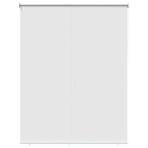 vidaXL Udeterrasse Rullegardin UV Beskyttelse Hvid Polyester