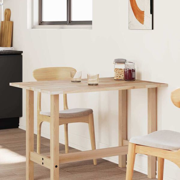 vidaXL bordplade 100x80x2 cm rektangul&aelig;r massivt akacietr&aelig;