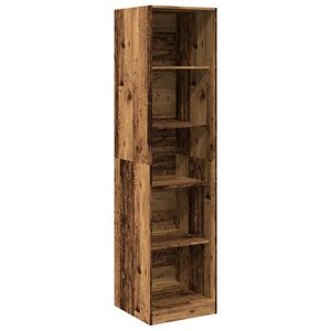 vidaXL kl&aelig;deskab 50x50x200 cm konstrueret tr&aelig; gammelt tr&aelig;-look