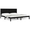 vidaXL sengeramme 180x200 cm Super King massivt fyrretr&aelig; gr&aring;