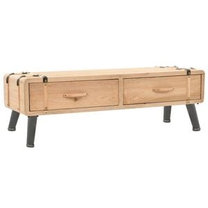 vidaXL tv-bord 120x33x35 cm massivt grantr&aelig;