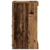 vidaXL LED Sideboard Gammelt tr&aelig; 41 x 37 x 67 cm Konstrueret tr&aelig;