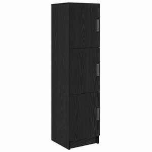 vidaXL Highboard Sort eg 31,5 x 32 x 122,5 cm