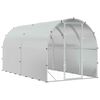vidaXL Kyllingehus S&oslash;lv 400 x 200 x 200 cm Galvaniseret st&aring;l