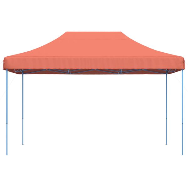vidaXL foldbart pop up-festtelt 440x292x315 cm terracotta