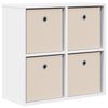 vidaXL Sideboard med skuffe Hvid 59,5 x 27 x 57 cm