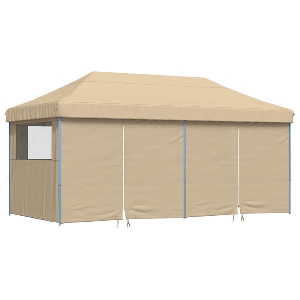vidaXL Party Tent Beige 292 x 580 x 315 cm Oxford stof