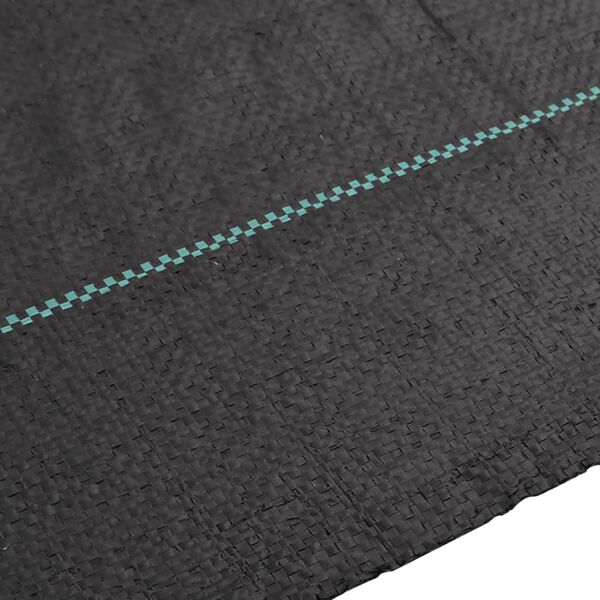 vidaXL ukrudtsdug 1x150 m PP sort