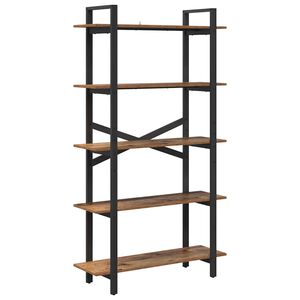 vidaXL Bogreol 5 niveauer 100 x 33,5 x 178 cm Konstrueret tr&aelig;