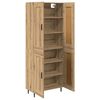 vidaXL Highboard 2 pcs Artisan Egetr&aelig; 69,5 x 34 x 180 cm