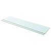 vidaXL hylder 2 stk. glaspanel 110 x 25 cm klar