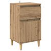 vidaXL Natskab Artisan Egetr&aelig; 40 x 35 x 70 cm Konstrueret tr&aelig;