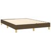 vidaXL Boxspring sengeramme 140x190 cm stof m&oslash;rkebrun