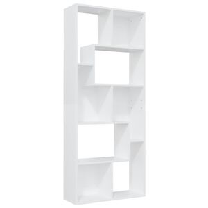 vidaXL bogreol 67x24x161 cm konstrueret tr&aelig; hvid