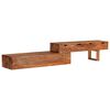 vidaXL tv-skab 200x30x35 cm massivt akacietr&aelig; brun
