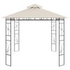 vidaXL pavillon 4x3x2,7 m 160 g/m² cremefarvet