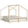 vidaXL sengeramme til juniorseng 2x(90x200) cm massivt fyrretr&aelig;