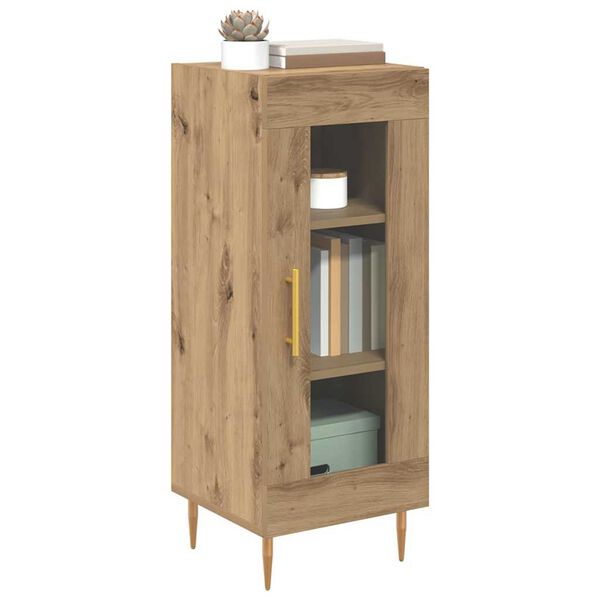vidaXL Sideboard artisan eg 34 x 34.5 x 90 cm Konstrueret træ
