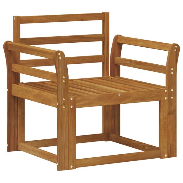 vidaXL Udend&oslash;rs sofa Massivt Akacietr&aelig; Naturfarvet