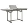 vidaXL havebord (120-170)x80x75 cm massivt akacietr&aelig;