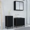 vidaXL Sideboard Sort eg 35.5 x 35 x 76 cm