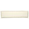 vidaXL Palle Pudes&aelig;t 2 pcs Creme 150 x 40 x 8 cm Oxford Stof