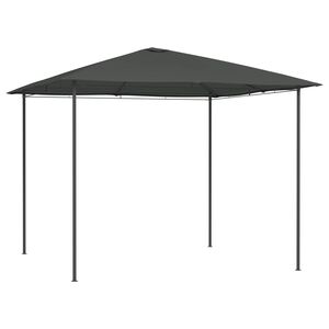 vidaXL pavillon 3x3x2,6 m 160 g/m&sup2; antracitgr&aring;