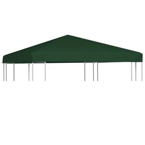 vidaXL pavillontopd&aelig;kke 310 g/m&sup2; 3 x 3 m gr&oslash;n