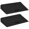 vidaXL kantstensramper 2 stk. 50x30x11 cm gummi