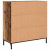 vidaXL Sideboard Gammelt tr&aelig; 79,5 x 33 x 82 cm Konstrueret tr&aelig;